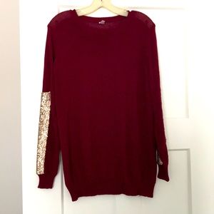 Pink Blush Maternity Sweater